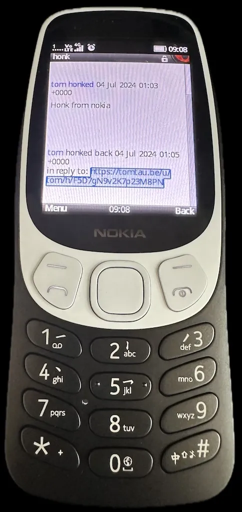 Cell phone emoji in Opera Mini